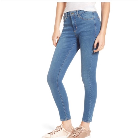 Topshop Distressed Skinny Jeans Size 25 (0)